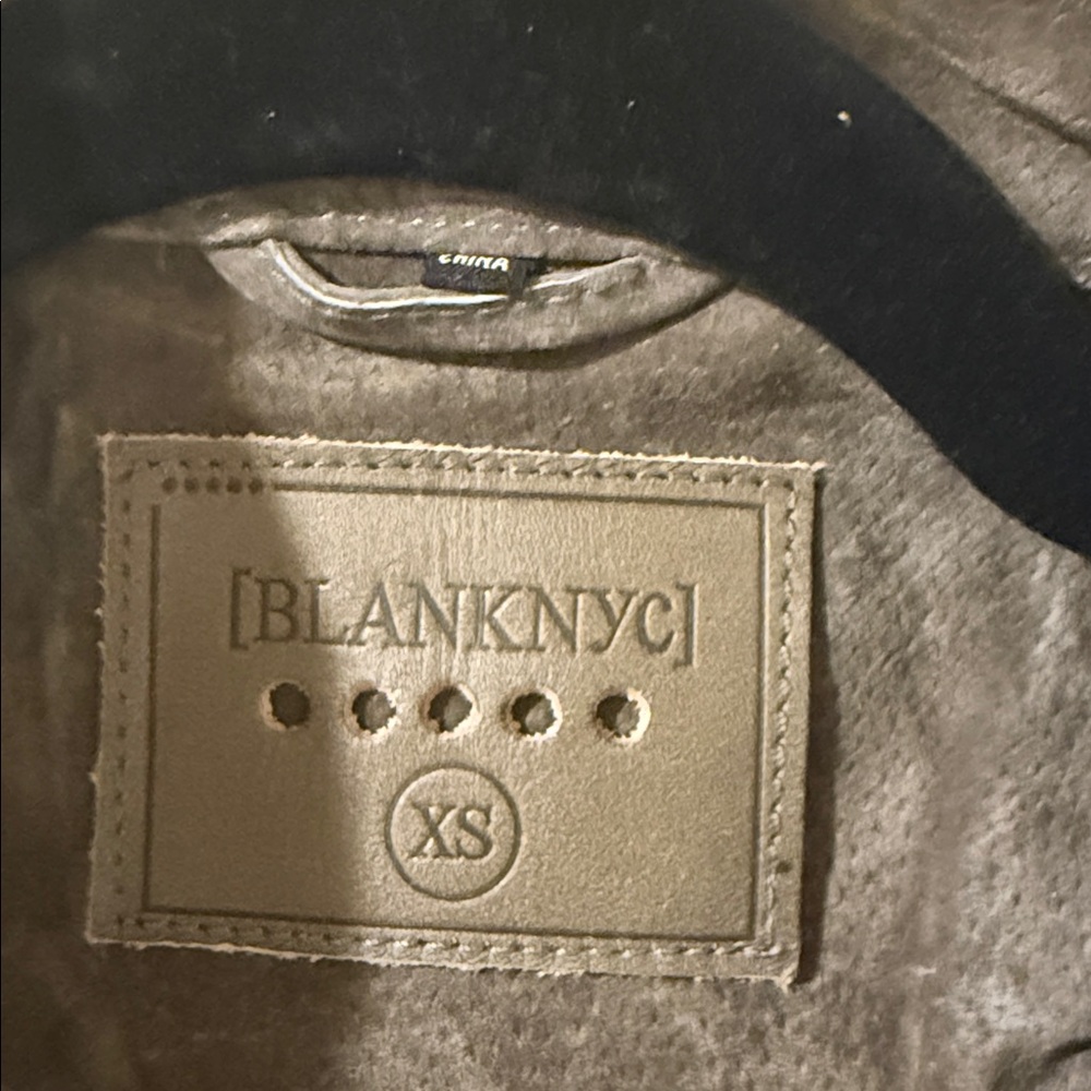 NWT Blank NYC Suede Moto Run For It Jacket - Picture 6 of 13